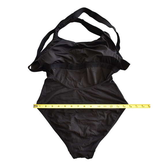 B0 Auth ANDIE The Tulum Black Crisscross Straps Back One-Piece Swimsuit Size M - Picture 8 of 9